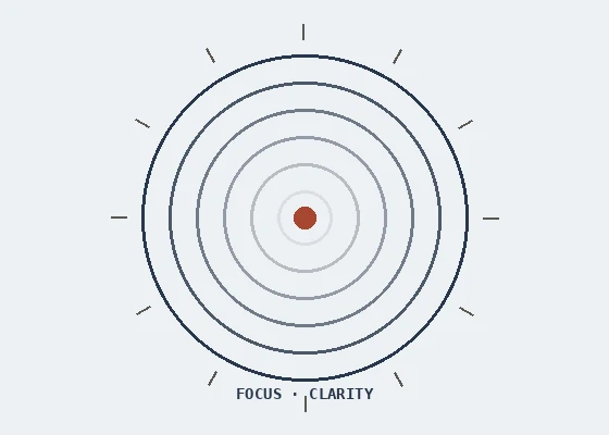 Minimal illustration representing focus and mental clarity